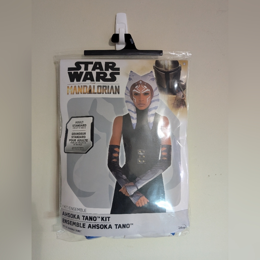 Star Wars The Mandalorian Ahsoka Costume Kit Headpiece And 2 Armbands Sleeves